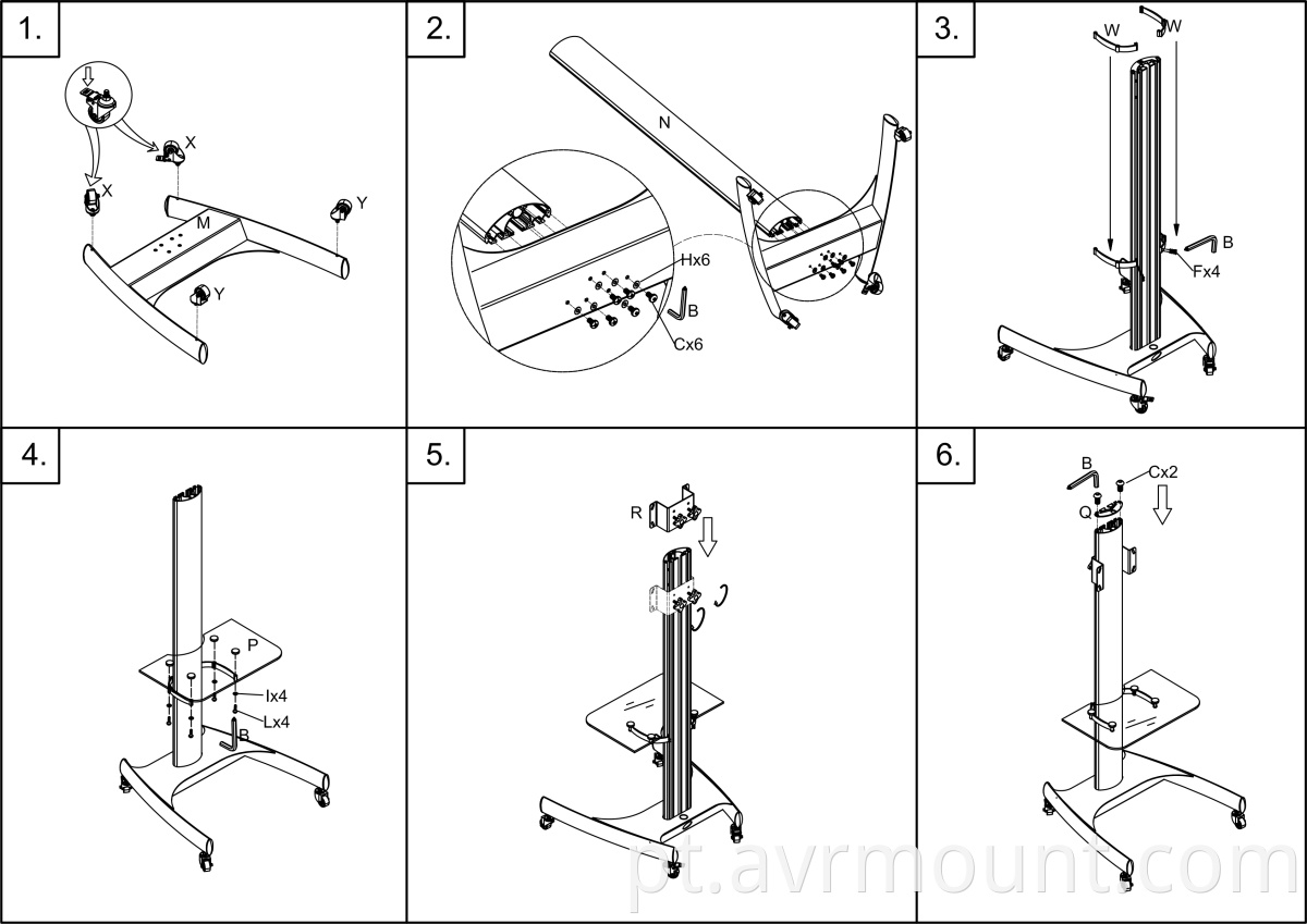 AVRT002 TV STAMD MANUAL